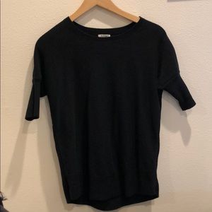 black short sleeve shirt